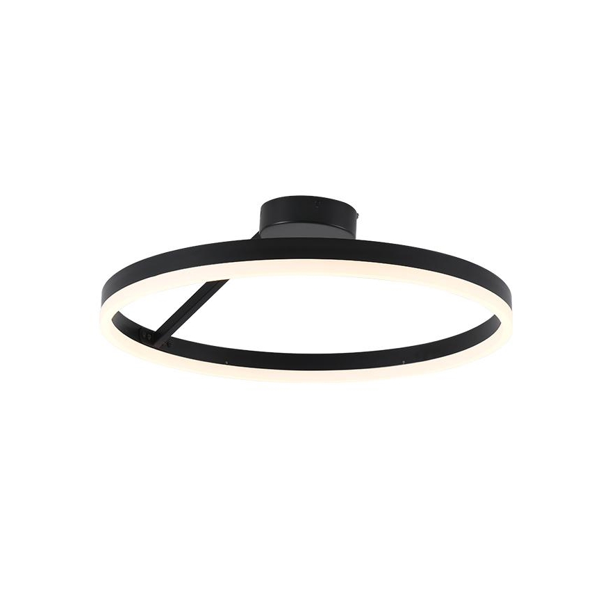 LED регулируема плафониера LED/40W/230V 3000-6500K черна + дистанционно управление