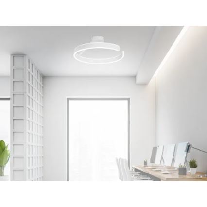 LED регулируема плафониера LED/72W/230V 3000-6500K бяла + дистанционно управление