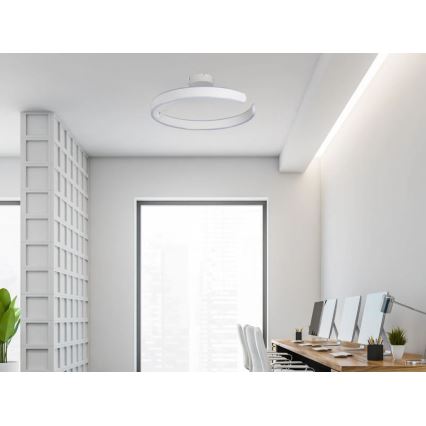 LED регулируема плафониера LED/72W/230V 3000-6500K бяла + дистанционно управление