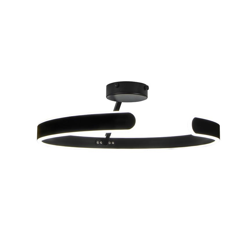 LED Регулируема плафониера LED/72W/230V 3000-6500K черна + дистанционно управление