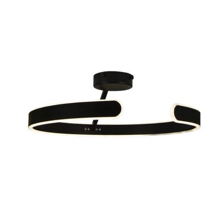 LED Регулируема плафониера LED/72W/230V 3000-6500K черна + дистанционно управление