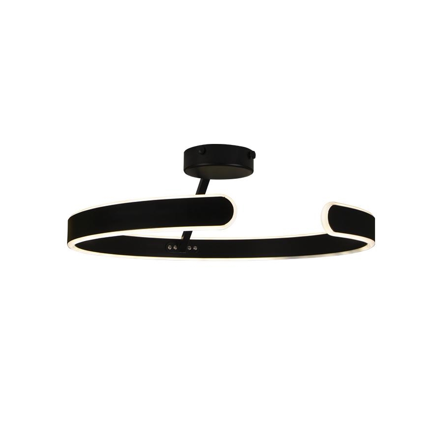 LED Регулируема плафониера LED/72W/230V 3000-6500K черна + дистанционно управление