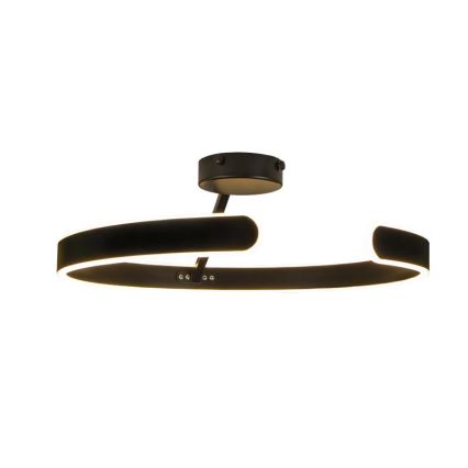 LED Регулируема плафониера LED/72W/230V 3000-6500K черна + дистанционно управление