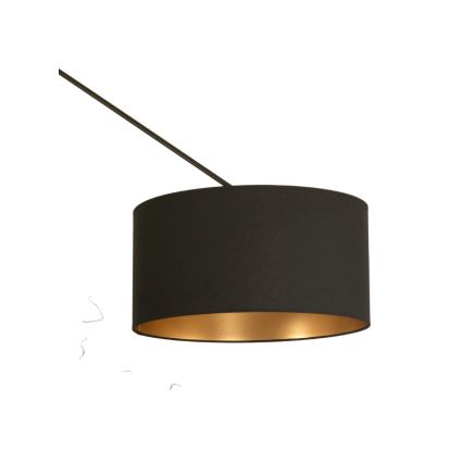 LED регулируем полилей на прът GORTA 1xE27/60W/230V черно/златно