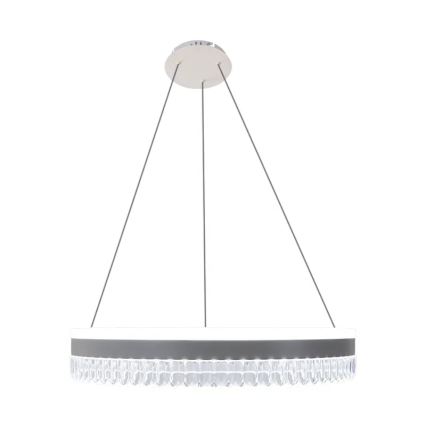 LED регулируема кристална полилей на кабел LED/80W/230V 3000-6500K бял + дистанционно управление