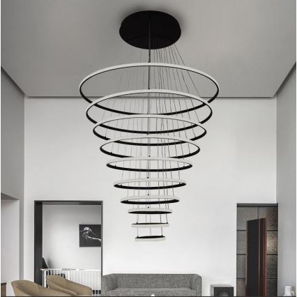 LED регулируема полилей на кабел LED/365W/230V 3000-6500K Ø 100 см + дистанционно управление