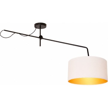 LED регулируем полилей за повърхностен монтаж VENICE 1xE27/60W/230V бял/златен
