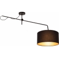 LED регулируем полилей за повърхностен монтаж VENICE 1xE27/60W/230V черен/златен