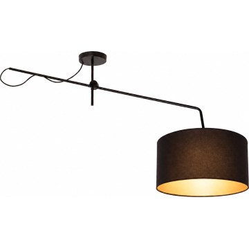 LED регулируем полилей за повърхностен монтаж VENICE 1xE27/60W/230V черен/златен