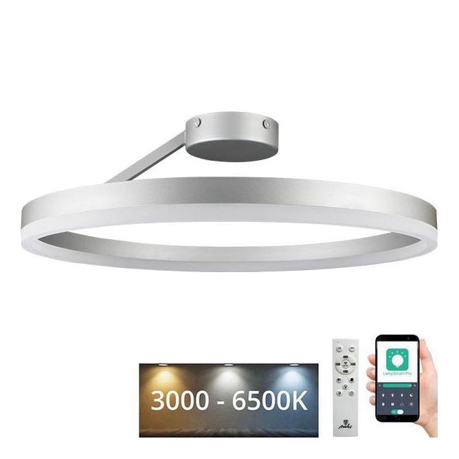 LED Регулируем полилей за таван LED/40W/230V 3000-6500K мат хром + дистанционно управление