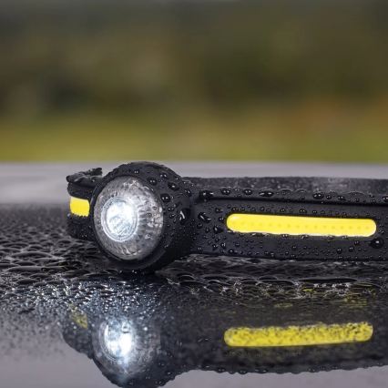 Димируема акумулаторна LED челна лампа с червена светлина LED/5V IPX4 550 lm 600 mAh