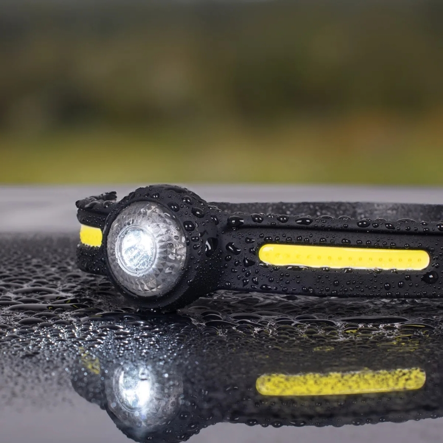 Димируема акумулаторна LED челна лампа с червена светлина LED/5V IPX4 550 lm 600 mAh