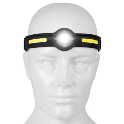 Димируема акумулаторна LED челна лампа с червена светлина LED/5V IPX4 550 lm 600 mAh
