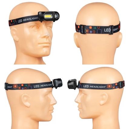 LED Регулируема презареждаема челна лампа 2xLED/5V IP44 210 лм 2000 mAh