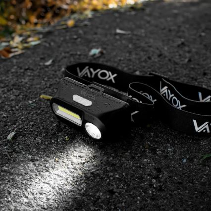 LED регулируема презареждаема челна лампа 2xLED/5V IPX4 250 лм 2000 mAh