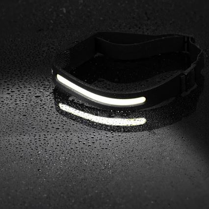 LED регулируема презареждаема челна лампа със сензор 2xLED/5V IP44 350 lm 1200 mAh