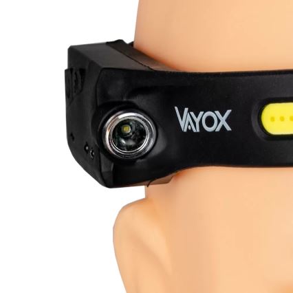 LED регулируема презареждаема челна лампа със сензор 2xLED/5V IP44 350 lm 1200 mAh