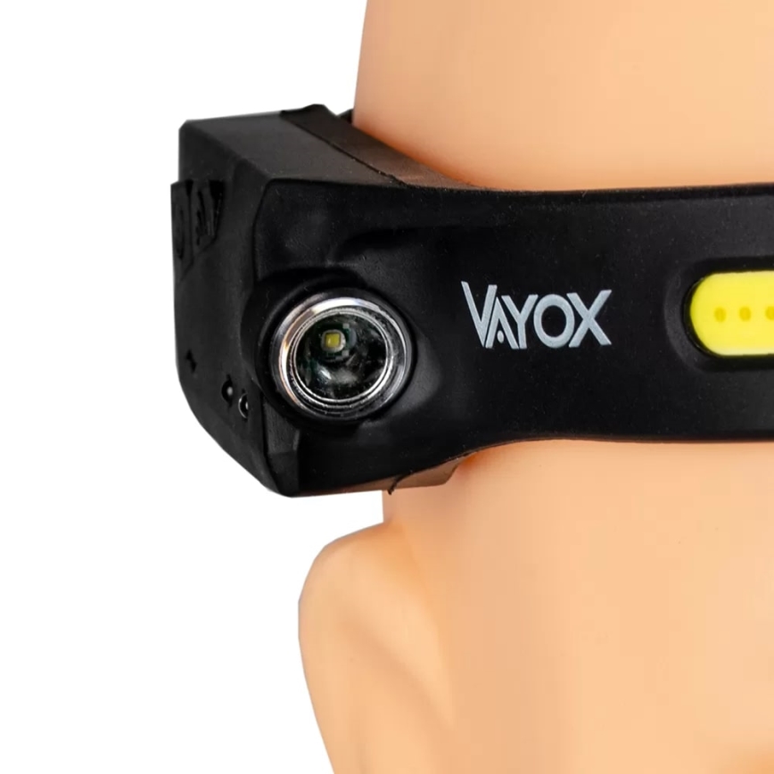 LED регулируема презареждаема челна лампа със сензор 2xLED/5V IP44 350 lm 1200 mAh