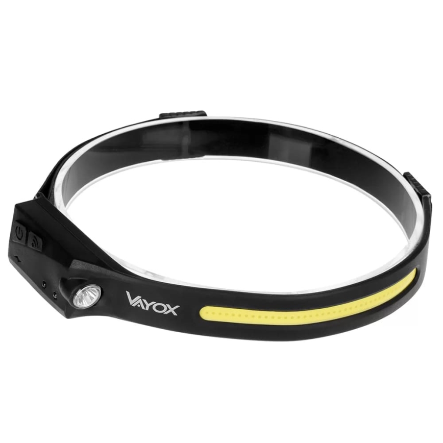 LED регулируема презареждаема челна лампа със сензор 2xLED/5V IP44 350 lm 1200 mAh