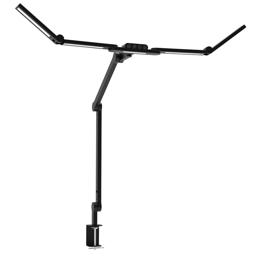 LED регулируема сензорна гъвкава настолна лампа POINTIQ LED/24W/230V 3000-6500K CRI 92 черна