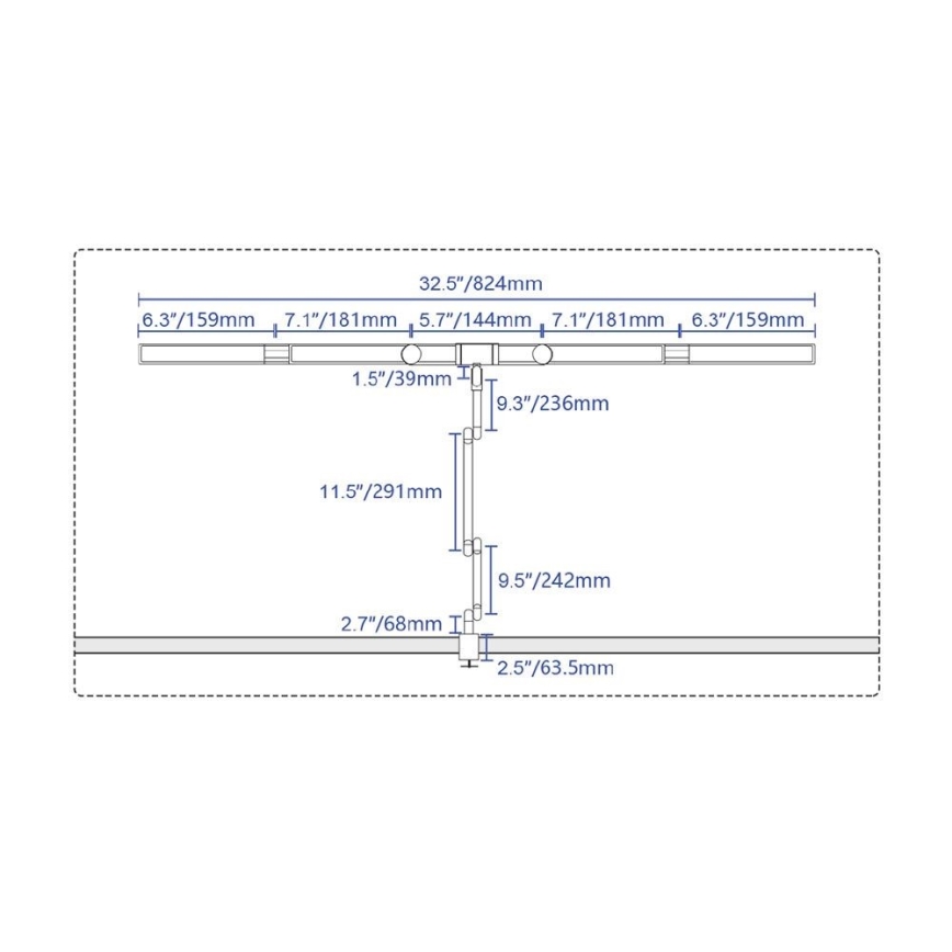 LED регулируема сензорна гъвкава настолна лампа POINTIQ LED/24W/230V 3000-6500K CRI 92 черна