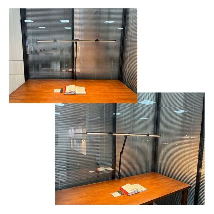 LED регулируема сензорна гъвкава настолна лампа POINTIQ LED/36W/230V 3000-6500K CRI 92 черна