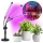 LED регулируема гъвкава настолна лампа за отглеждане на растения VITARO 3xLED/10W/230V черна