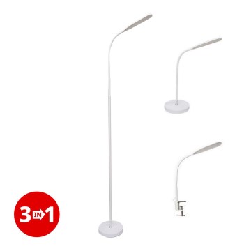 LED Регулируема лампа 3в1 LED/10W/230V 3000/4000/6000K CRI 90 бяла