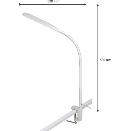 LED Регулируема лампа 3в1 LED/10W/230V 3000/4000/6000K CRI 90 бяла