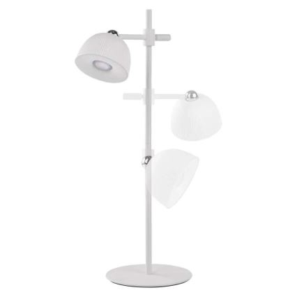 LED регулируема презареждаема настолна лампа магнитна 4 в 1 LED/4,2W/3,7V 4000K 1200mAh бяла