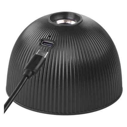 LED регулируема презареждаема настолна лампа магнитна 4 в 1 LED/4,2W/3,7V 4000K 1200mAh черна