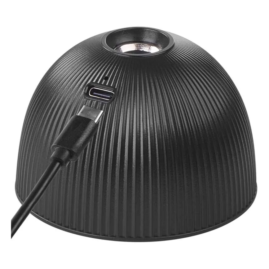 LED регулируема презареждаема настолна лампа магнитна 4 в 1 LED/4,2W/3,7V 4000K 1200mAh черна