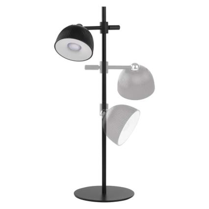 LED регулируема презареждаема настолна лампа магнитна 4 в 1 LED/4,2W/3,7V 4000K 1200mAh черна