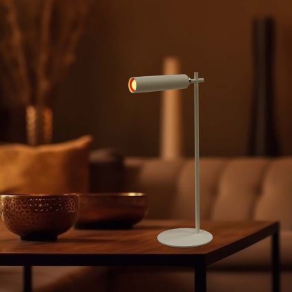 LED регулируема магнитна презареждаща се настолна лампа 3 в 1 LED/3W/5V 4000K 1500 mAh бяла