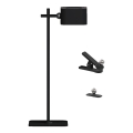LED регулируема магнитна настолна лампа с безжично зареждане 4в1 LED/3W/5V 3000-6000K 1800 mAh черна