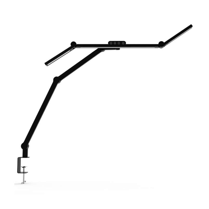 LED регулируема сензорна гъвкава настолна лампа LED/24W/230V 3000-6500K CRI 92 черна