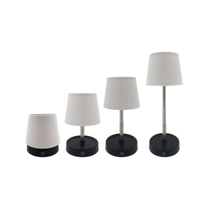 LED регулируема настолна лампа с докосване LED/3W/5V USB 800 mAh бяла