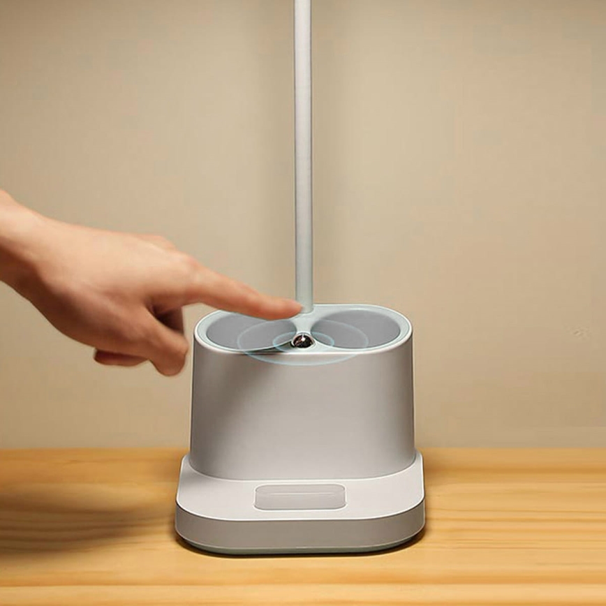 LED регулируема презареждаема настолна лампа с държач и powerbank LED/5W/5V 2400mAh