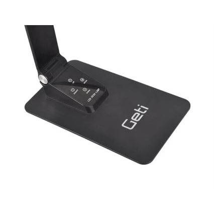 Настолна LED лампа с регулируема яркост, USB, LED/7W/230V 3000K/4000K/5500K, черна