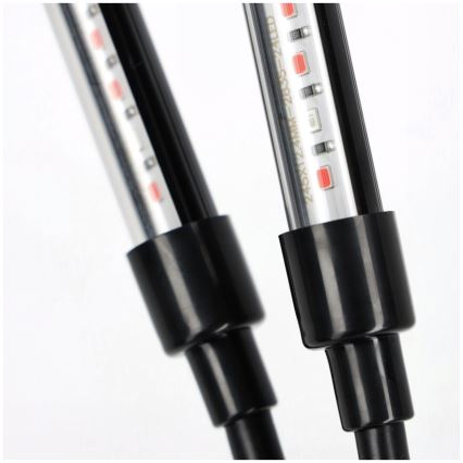 LED регулируема гъвкава настолна лампа за отглеждане на растения VITARO 3xLED/10W/230V черна