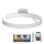 LED регулируема плафониера LED/72W/230V 3000-6500K бяла + дистанционно управление