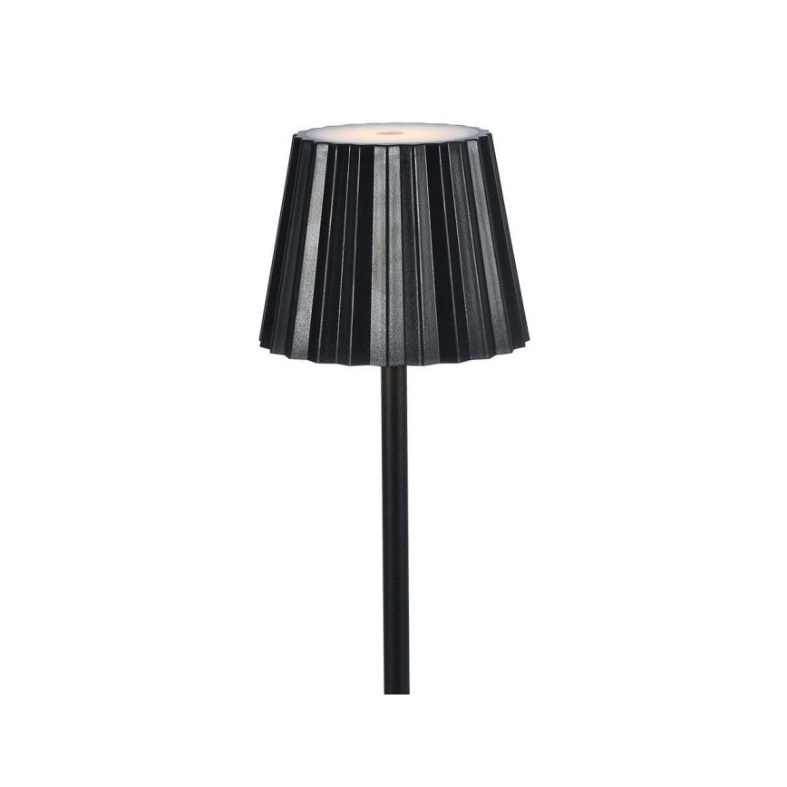 LED регулируема презареждаема настолна лампа с докосване LED/4W/5V 3000-6000K 1800 mAh черна