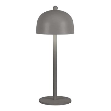 LED регулируема презареждаема настолна лампа с докосване LED/1W/5V 3000-6000K 1800 mAh сива