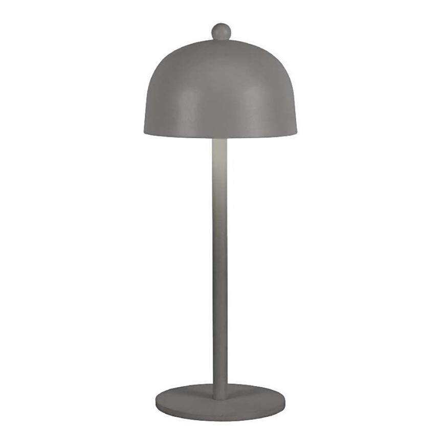 LED регулируема презареждаема настолна лампа с докосване LED/1W/5V 3000-6000K 1800 mAh сива
