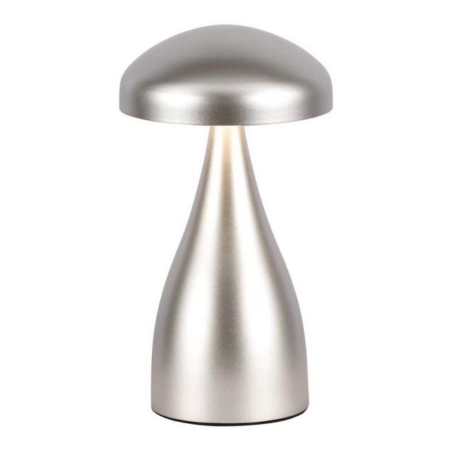 LED регулируема презареждаема настолна лампа с докосване LED/1W/5V 3000-6000K 1800 mAh сребриста