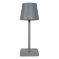 LED регулируема презареждаема настолна лампа с докосване TABLO LED/3,5W/5V 5200mAh сива