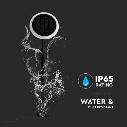 LED Регулируема соларна лампа GARDEN LED/8W/5V 60-129 cм 4000K IP65