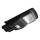 LED регулируема соларна улична лампа с датчик за движение и здрач LED/6W/3,2V 6000K IP65 5000 mAh черна + дистанционно управление