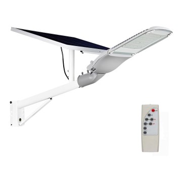 LED регулируема соларна улична лампа SAMSUNG CHIP LED/50W/6,4V 4000K IP65 30000 mAh + дистанционно управление