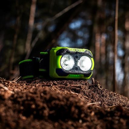 LED челна лампа с регулиране на яркостта, презареждаема, със сензор и червена светлина LED/10W/5V/3xAAA IP44 600 lm 1200 mAh